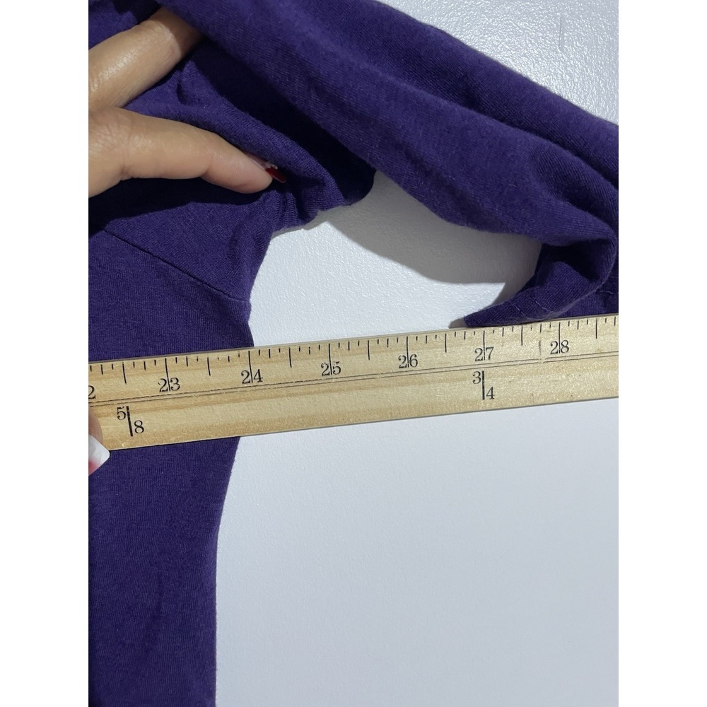 Bryn Walker Tunic Dress Large Purple Lagenlook Artsy Boho Minimalist USA - Picture 11 of 13